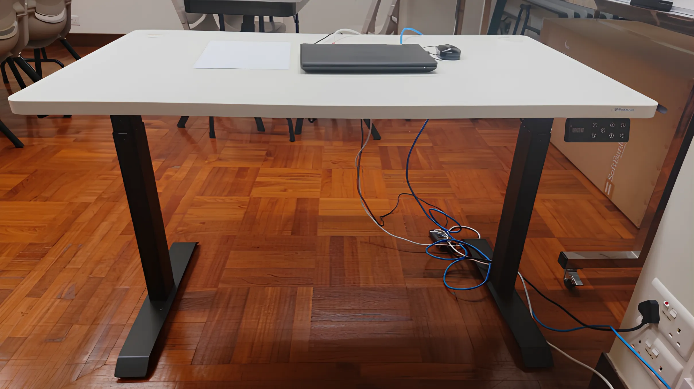 Height-adjustable table